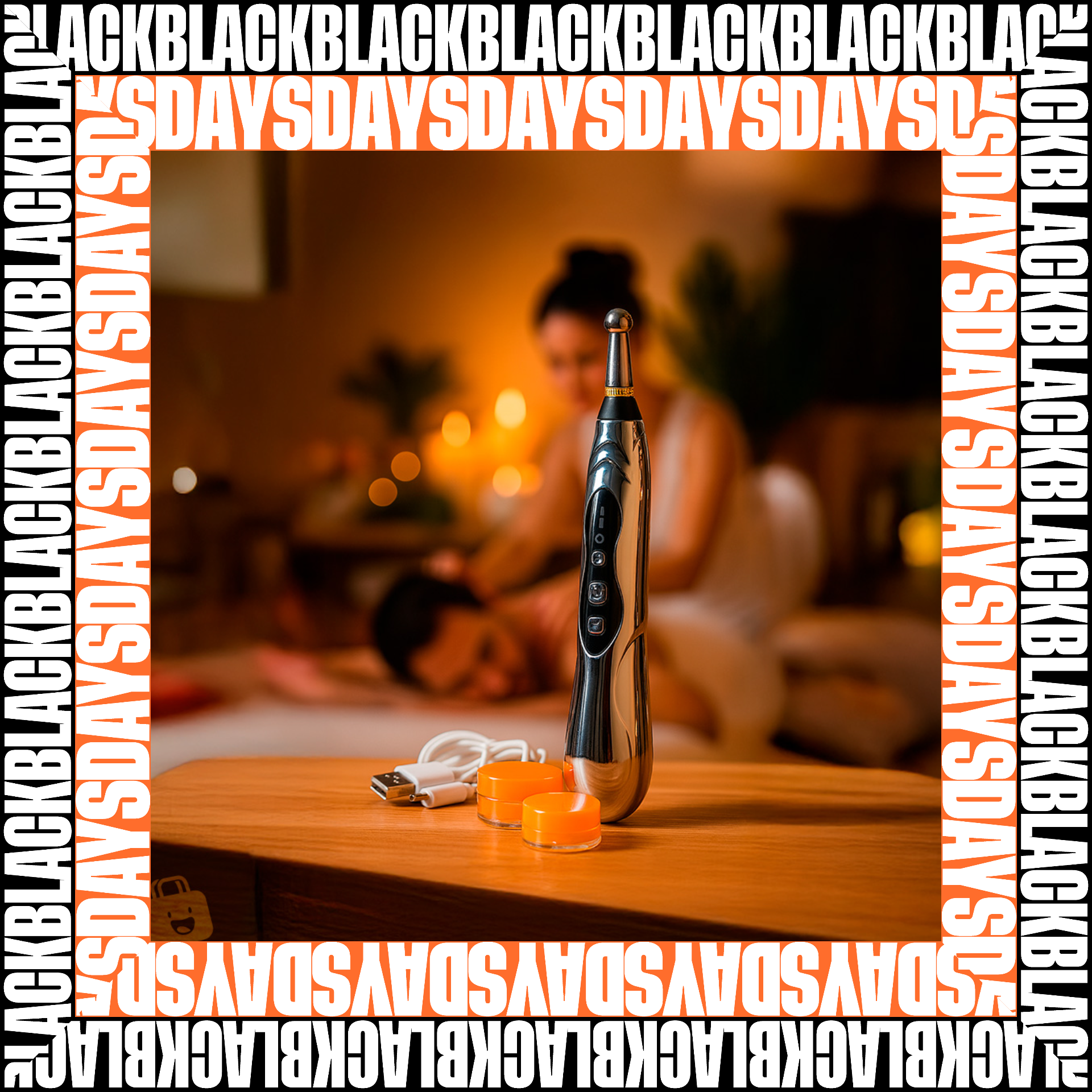 Lápiz acupuntura recargable black days